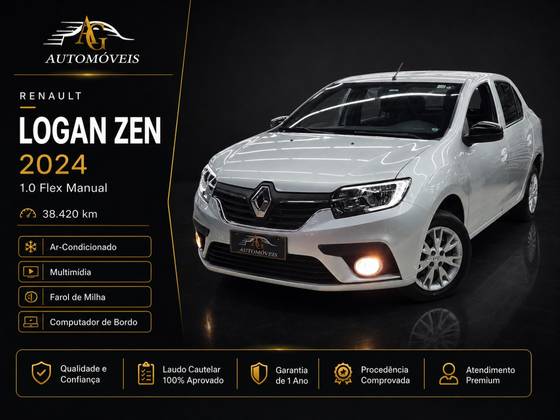 RENAULT LOGAN 1.0 12V SCE FLEX ZEN MANUAL RENAULT LOGAN 1.0 12V SCE FLEX ZEN MANUAL